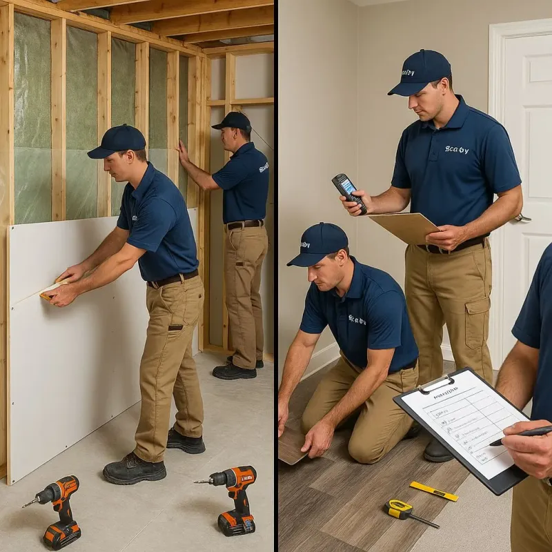 Repairs and Reconstruction process in Clayton County, IA